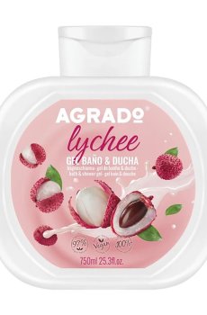 Гель для душа и ванны Agrado Bath & Shower Gel Lychee, 750 мл
