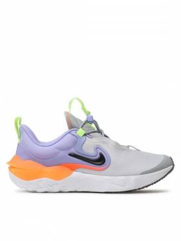 Nike Взуття для бігу Run Flow (GS) DR0472 002 Сірий Nike Взуття для бігу Run Flow (GS) DR0472 002 Сірий