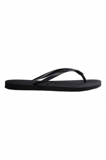 Вьетнамки Havaianas женские цвет чёрный на плоском ходу Вьетнамки Havaianas женские цвет чёрный на плоском ходу