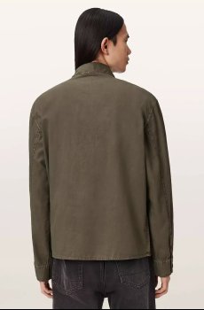 Хлопковая рубашка AllSaints STRAND