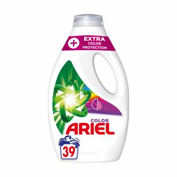 Гель для стирки ARIEL Color + Extra Fiber Protection Защита волокон, 39 стирок, 1.95 л Гель для стирки ARIEL Color + Extra Fiber Protection Защита волокон, 39 стирок, 1.95 л