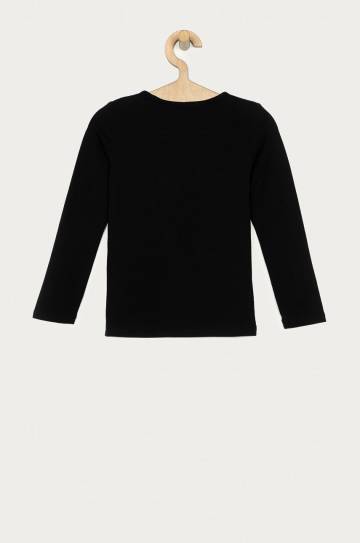 Детский лонгслив Pepe Jeans Hana Цвет чёрный с принтом