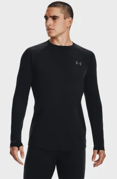 Мужской черный лонгслив Packaged Base 2.0 Crew Черный XXL Under Armour 1343244-001