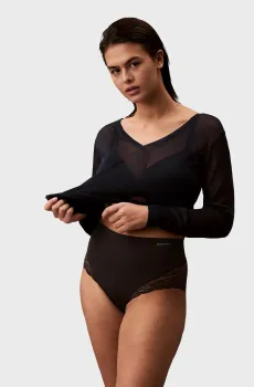 Женские черные трусики BIKINI Черный S Calvin Klein 000QF7959E