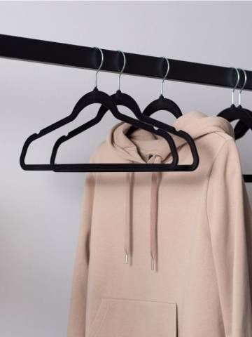 Вішалки, 20 шт. - чорний