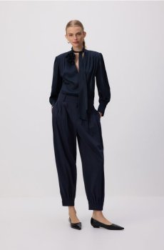 Reserved - Штани barrel leg - темно-синій - 232JW-95X