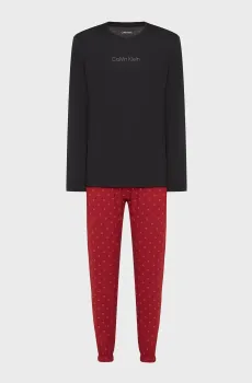 Мужская пижама (лонгслив, брюки) JOGGER Разноцветный XL Calvin Klein LV00NM2957
