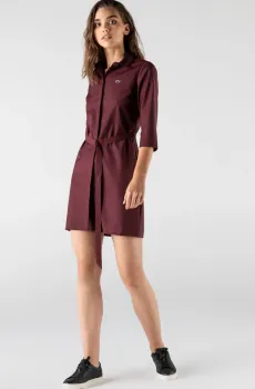 Женское бордовое платье Бордовый 44 Lacoste EF193838R