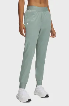 Женские мятные спортивные брюки UA Rival Hi Rise Woven Pant Ментоловый XS Under Armour 1382727-348