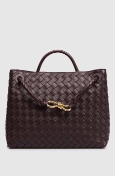 Бордовая кожаная сумка Andiamo