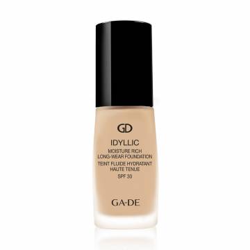 Стойкий тональный крем для лица Ga-De Idyllic Moisture Rich Long-Wear Foundation SPF 30, 301, 30 мл Стойкий тональный крем для лица Ga-De Idyllic Moisture Rich Long-Wear Foundation SPF 30, 301, 30 мл