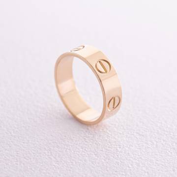 Кольцо "Love" в желтом золоте к07163 Кольцо "Love" в желтом золоте к07163