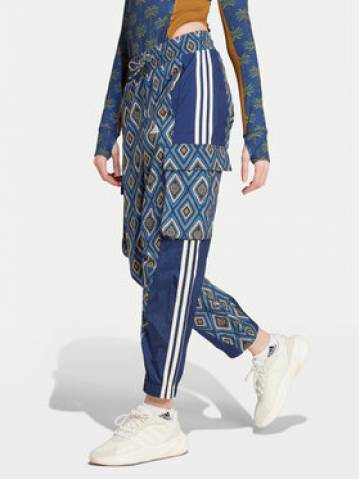 adidas Спортивні штани FARM Rio Premium IV9760 Cиній Loose Fit adidas Спортивні штани FARM Rio Premium IV9760 Cиній Loose Fit