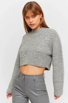 Женский серый свитер Серый M-L Tally Weijl SPUACWALDA