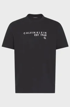 Мужская черная футболка WHOLESALE GRAPHIC Черный M Calvin Klein Jeans LV04RF800G