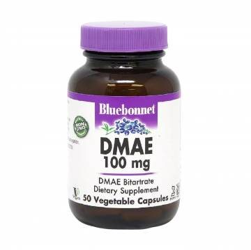 Диметиламиноэтанол Bluebonnet Nutrition DMAE 100 мг, 50 вегетарианских капсул