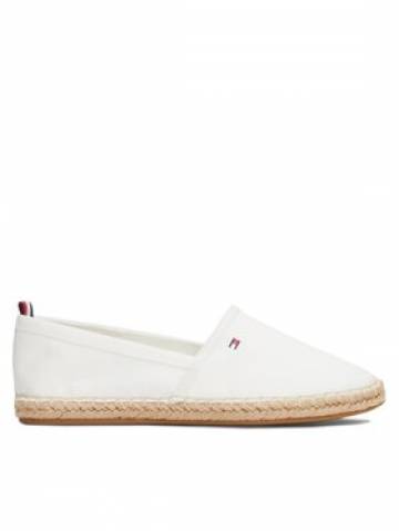 Tommy Hilfiger Еспадрильї Basic Tommy Flat Espadrille FW0FW06497 Écru Tommy Hilfiger Еспадрильї Basic Tommy Flat Espadrille FW0FW06497 Écru