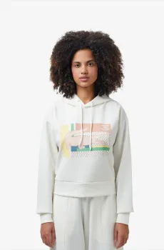 Женская белая толстовка. Белый 40 Lacoste SF051470V