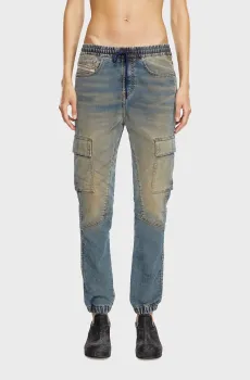 Женские синие джинсы 2051 D-URSY JOGG Sweat jeans Синий 27 Diesel A11869 068MB