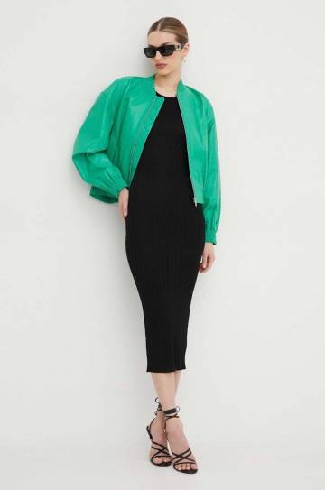 Платье Silvian Heach цвет чёрный maxi облегающая Платье Silvian Heach цвет чёрный maxi облегающая