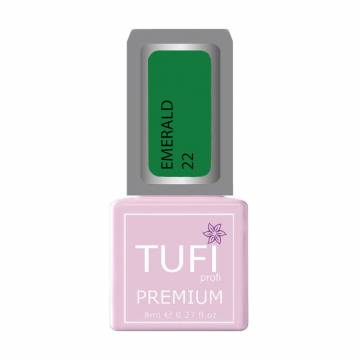 Гель-лак для ногтей Tufi profi Premium Emerald 22 Норвежский лес, 8 мл Гель-лак для ногтей Tufi profi Premium Emerald 22 Норвежский лес, 8 мл
