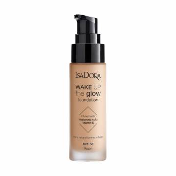 Тональная основа для лица IsaDora Wake Up The Glow Foundation, SPF 50, 3N, 30 мл Тональная основа для лица IsaDora Wake Up The Glow Foundation, SPF 50, 3N, 30 мл