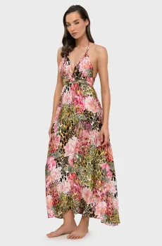 Женский сарафан с узором Разноцветный S MARC&ANDRE LD25-10-2522