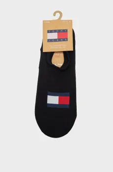 Черные следы (2 пары) TH UNI TJ FOOTIE 2P FLAG Черный 39-42 Tommy Hilfiger 701228224