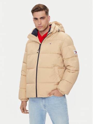 Tommy Jeans Пуховик Essential DM0DM18487 Бежевий Regular Fit Tommy Jeans Пуховик Essential DM0DM18487 Бежевий Regular Fit