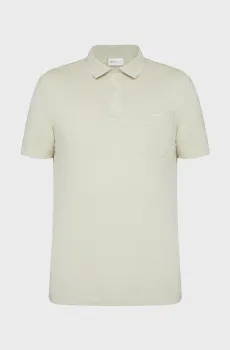 Мужское бежевое поло SLUB TEXTURE Бежевый S Gant 2005141