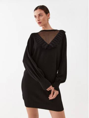 TWINSET Трикотажна сукня 232TP3423 Чорний Regular Fit TWINSET Трикотажна сукня 232TP3423 Чорний Regular Fit