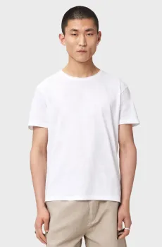 Мужская белая футболка FLAX Белый L AllSaints M029JE