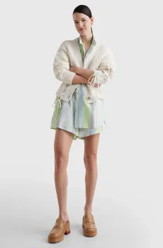 Женские шорты в полоску THL SEERSUCKER ITHACA Разноцветный 36 Tommy Hilfiger WW0WW37736