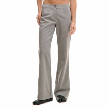 Cropp - Штани straight fit - середньо-зелений Cropp - Штани straight fit - середньо-зелений