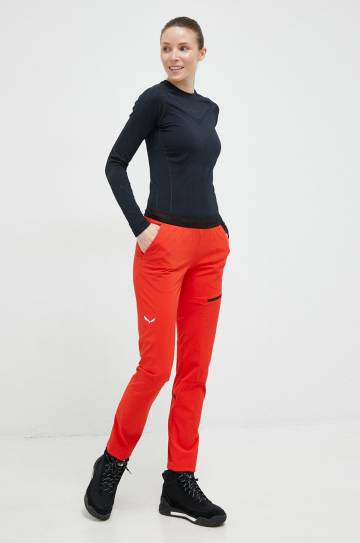 Брюки outdoor Salewa Pedroc 2 DST цвет красный Брюки outdoor Salewa Pedroc 2 DST цвет красный