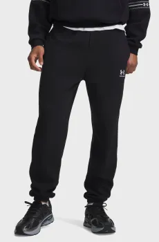 Мужские черные спортивные брюки UA Icon Flc Taped Jgr Черный XXL Under Armour 6013457-008
