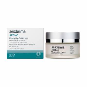 Увлажняющий крем для лица Sesderma Azelac Moisturizing Cream для склонной к акне, эритемы и кожи с покраснением, 50 мл Увлажняющий крем для лица Sesderma Azelac Moisturizing Cream для склонной к акне, эритемы и кожи с покраснением, 50 мл