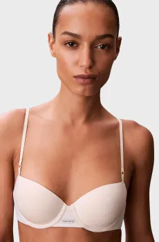Женский белый бюстгальтер LIGHTLY LINED DEMI Белый 34D Calvin Klein LV00QF8084
