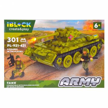 Конструктор IBLOCK Army Танк 301 деталь (PL-921-431) Конструктор IBLOCK Army Танк 301 деталь (PL-921-431)
