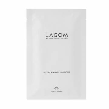 Гидрогелевые патчи для кожи вокруг глаз LAGOM Peptide Micro Needle Patch, 1 пара