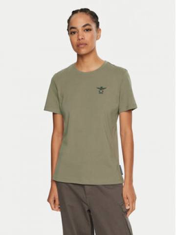 Aeronautica Militare Футболка 242TS2301DJ59 Зелений Regular Fit Aeronautica Militare Футболка 242TS2301DJ59 Зелений Regular Fit