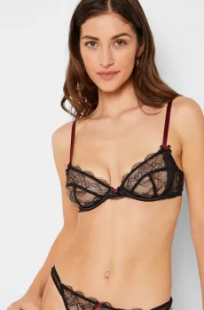 Женский черный бюстгальтер с мягкой чашкой SENTIMENTALE Черный 85D Etam 6543400