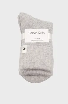 Женские серые носки HOME Серый ONESIZE Calvin Klein 701235372