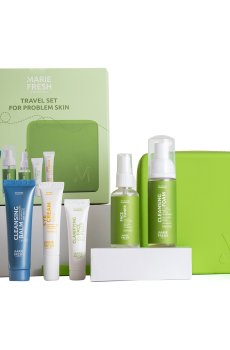 Дорожный набор Marie Fresh Cosmetics Travel Set для проблемной кожи лица, 6 предметов