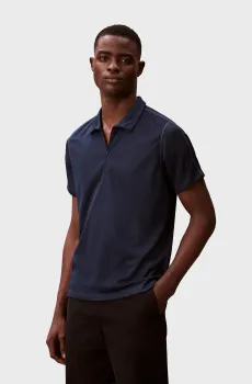 Мужское темно-синее поло SLIM STRETCH Синий XL Calvin Klein LV04LF204G