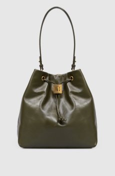 Кожаная сумка-рюкзак Pulse цвета хаки