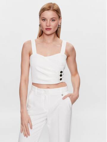 Liu Jo Топ CA3095 T2200 Білий Regular Fit Liu Jo Топ CA3095 T2200 Білий Regular Fit