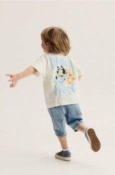 Reserved - Бавовняна футболка Bluey - кремовий - 996IX-01X