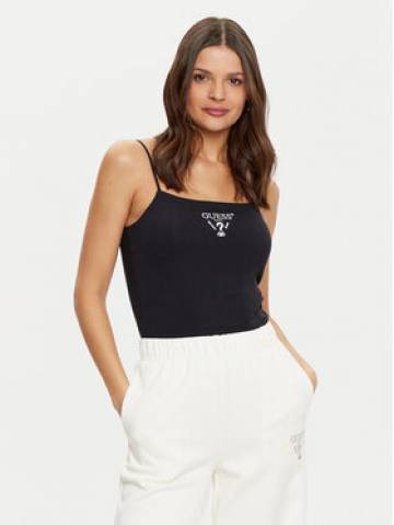 Guess Топ V5RP08 KCOA2 Чорний Regular Fit Guess Топ V5RP08 KCOA2 Чорний Regular Fit