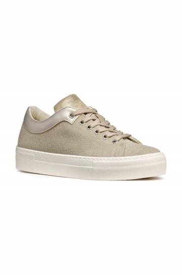 Кроссовки Geox D CLAUDIN цвет бежевый D35VWA 01054 C5000 Кроссовки Geox D CLAUDIN цвет бежевый D35VWA 01054 C5000